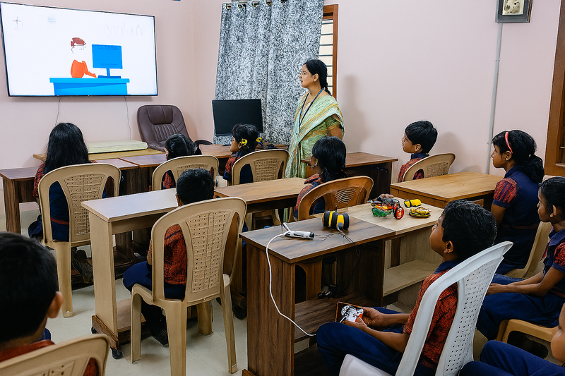 Classroom teaching scene