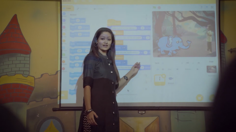Classroom teaching scene