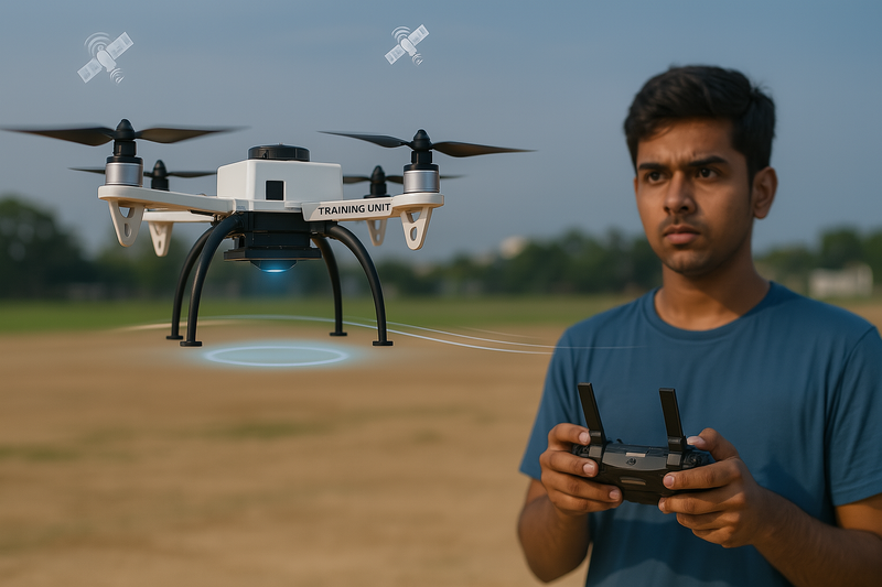 Person with drone