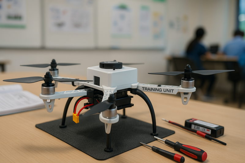 Drone on table